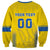 Custom Ukraine Football Sweatshirt Come On Zbirna Yellow Version