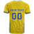 Custom Ukraine Football T Shirt Come On Zbirna Yellow Version