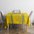 Custom Ukraine Football Tablecloth Come On Zbirna Yellow Version