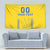 Custom Ukraine Football Tapestry Come On Zbirna Yellow Version