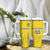 Custom Ukraine Football Tumbler With Handle Come On Zbirna Yellow Version