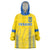 Custom Ukraine Football Wearable Blanket Hoodie Come On Zbirna Yellow Version