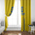 Custom Ukraine Football Window Curtain Come On Zbirna Yellow Version