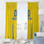 Custom Ukraine Football Window Curtain Come On Zbirna Yellow Version