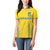 Custom Ukraine Football Women Polo Shirt Come On Zbirna Yellow Version