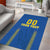 Custom Ukraine Football Area Rug Come On Zbirna Blue Version