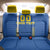 Custom Ukraine Football Back Car Seat Cover Come On Zbirna Blue Version