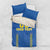 Custom Ukraine Football Bedding Set Come On Zbirna Blue Version