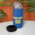 Custom Ukraine Football 4 in 1 Can Cooler Tumbler Come On Zbirna Blue Version