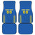 Custom Ukraine Football Car Mats Come On Zbirna Blue Version