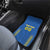 Custom Ukraine Football Car Mats Come On Zbirna Blue Version