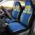 Custom Ukraine Football Car Seat Cover Come On Zbirna Blue Version