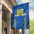 Custom Ukraine Football Garden Flag Come On Zbirna Blue Version