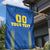 Custom Ukraine Football Garden Flag Come On Zbirna Blue Version