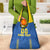 Custom Ukraine Football Grocery Bag Come On Zbirna Blue Version