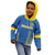 Custom Ukraine Football Kid Hoodie Come On Zbirna Blue Version