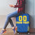 Custom Ukraine Football Luggage Cover Come On Zbirna Blue Version