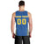 Custom Ukraine Football Men Tank Top Come On Zbirna Blue Version