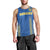 Custom Ukraine Football Men Tank Top Come On Zbirna Blue Version