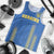 Custom Ukraine Football Men Tank Top Come On Zbirna Blue Version