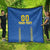 Custom Ukraine Football Quilt Come On Zbirna Blue Version