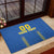 Custom Ukraine Football Rubber Doormat Come On Zbirna Blue Version