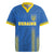 Custom Ukraine Football Rugby Jersey Come On Zbirna Blue Version