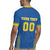 Custom Ukraine Football Rugby Jersey Come On Zbirna Blue Version