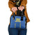 Custom Ukraine Football Shoulder Handbag Come On Zbirna Blue Version