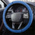 Ukraine Football Steering Wheel Cover Come On Zbirna Blue Version