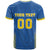 Custom Ukraine Football T Shirt Come On Zbirna Blue Version