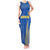 Custom Ukraine Football Tank Maxi Dress Come On Zbirna Blue Version