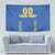 Custom Ukraine Football Tapestry Come On Zbirna Blue Version