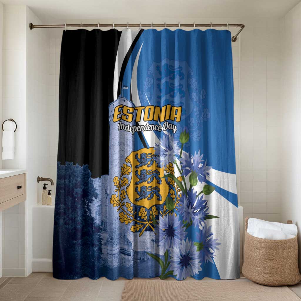 Estonia Independence Day Bathroom Set Pikk Hermann Tower Estonian Pride