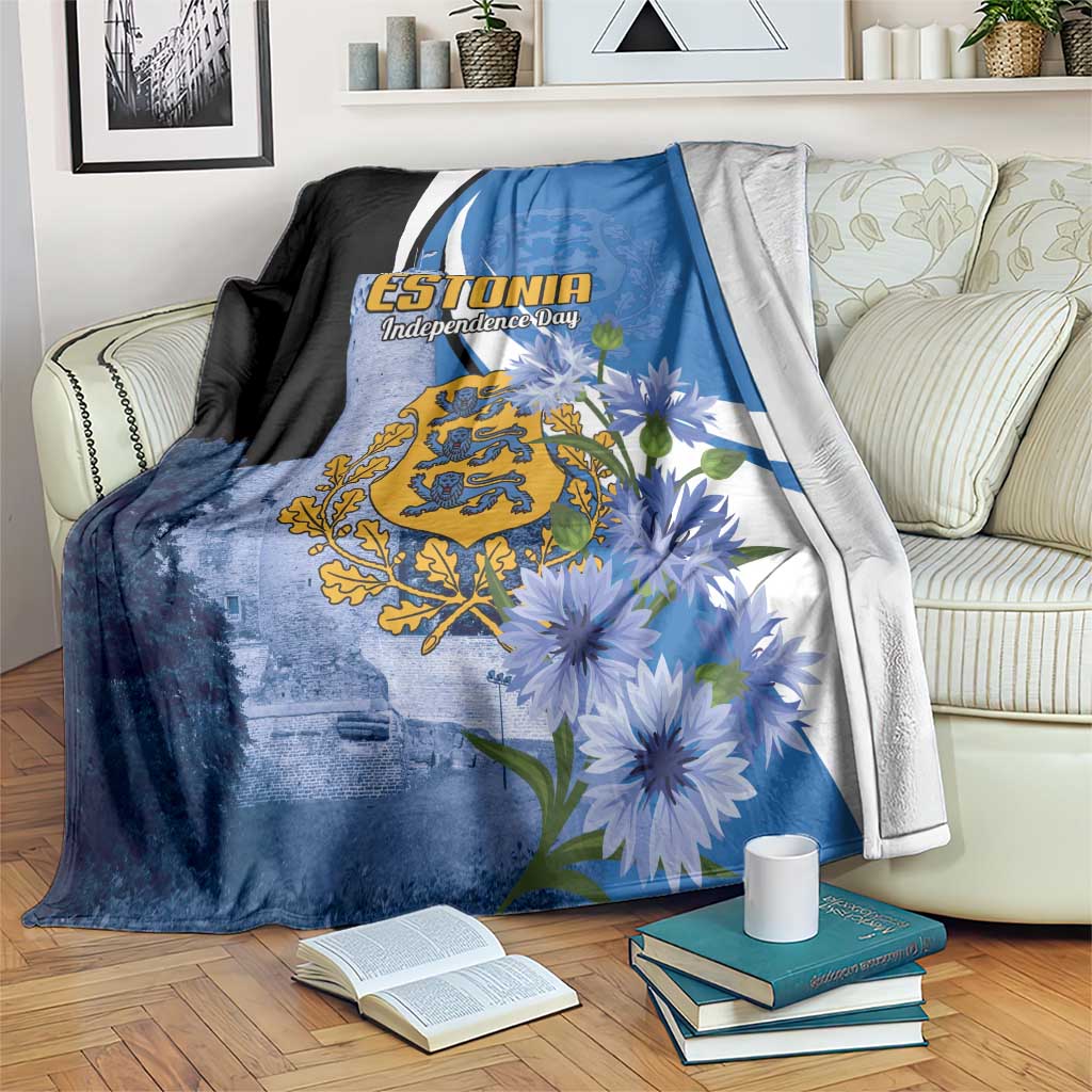 Estonia Independence Day Blanket Pikk Hermann Tower Estonian Pride