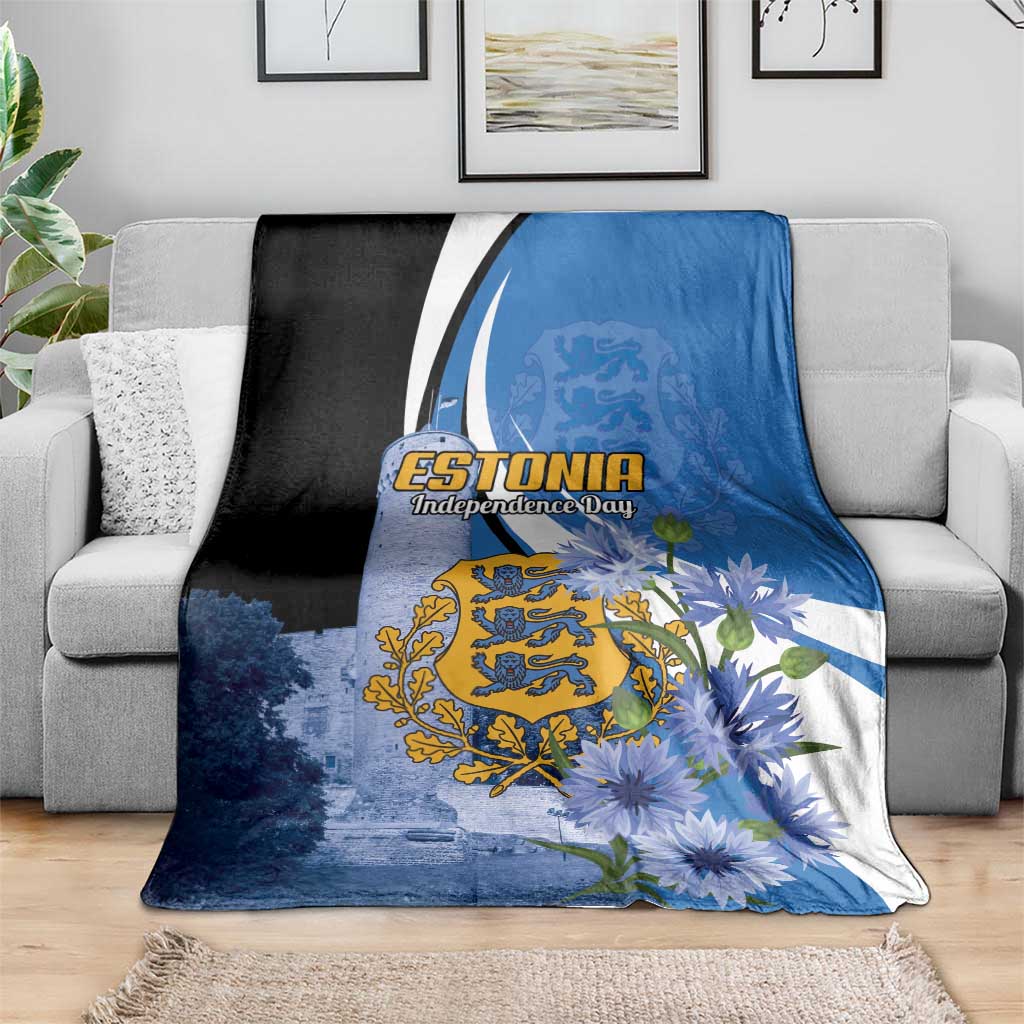 Estonia Independence Day Blanket Pikk Hermann Tower Estonian Pride