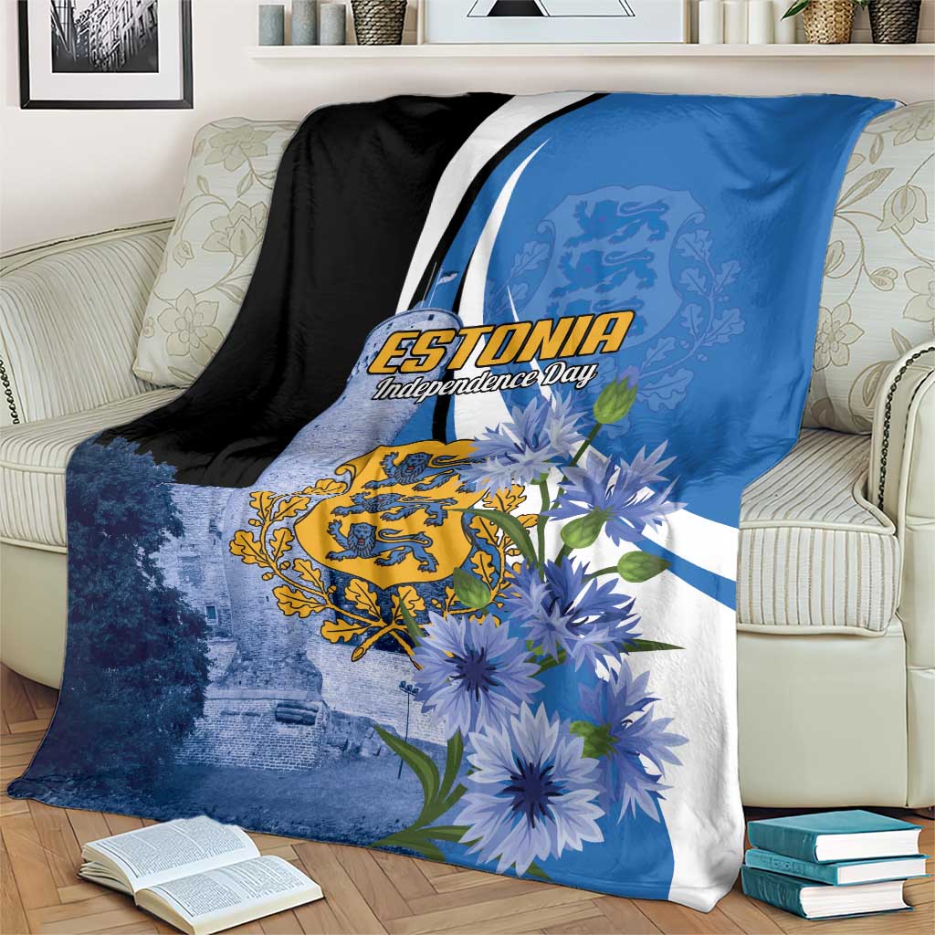 Estonia Independence Day Blanket Pikk Hermann Tower Estonian Pride