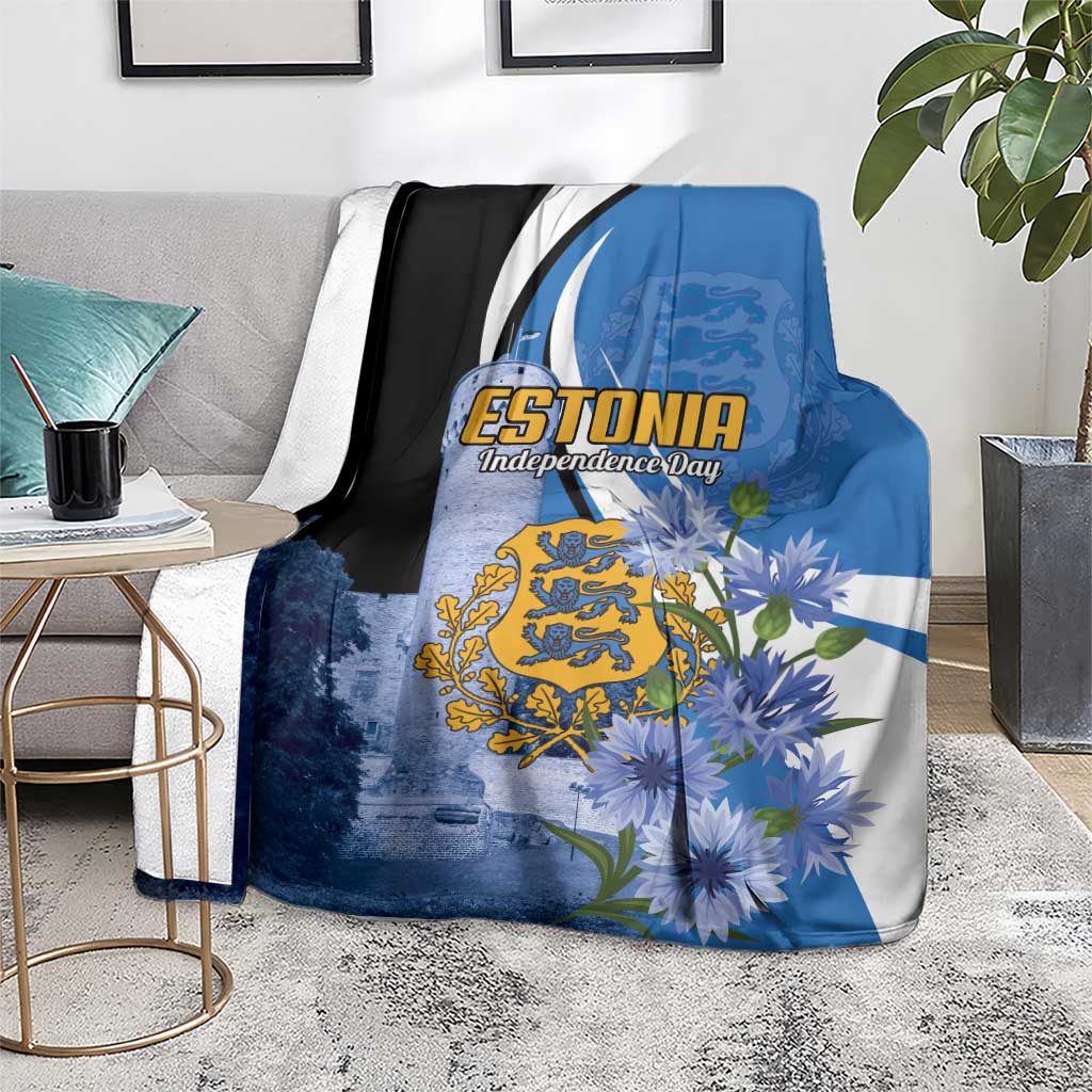 Estonia Independence Day Blanket Pikk Hermann Tower Estonian Pride