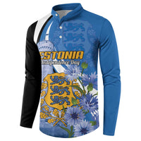 Estonia Independence Day Personalized Button Sweatshirt Pikk Hermann Tower Estonian Pride