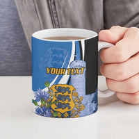 Estonia Independence Day Personalized Ceramic Mug Pikk Hermann Tower Estonian Pride