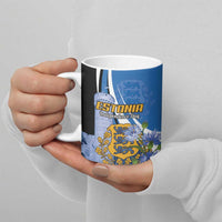 Estonia Independence Day Personalized Ceramic Mug Pikk Hermann Tower Estonian Pride