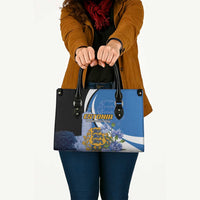 Estonia Independence Day Leather Bag Pikk Hermann Tower Estonian Pride