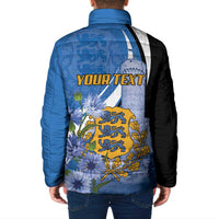Estonia Independence Day Personalized Padded Jacket Pikk Hermann Tower Estonian Pride