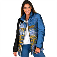 Estonia Independence Day Personalized Padded Jacket Pikk Hermann Tower Estonian Pride