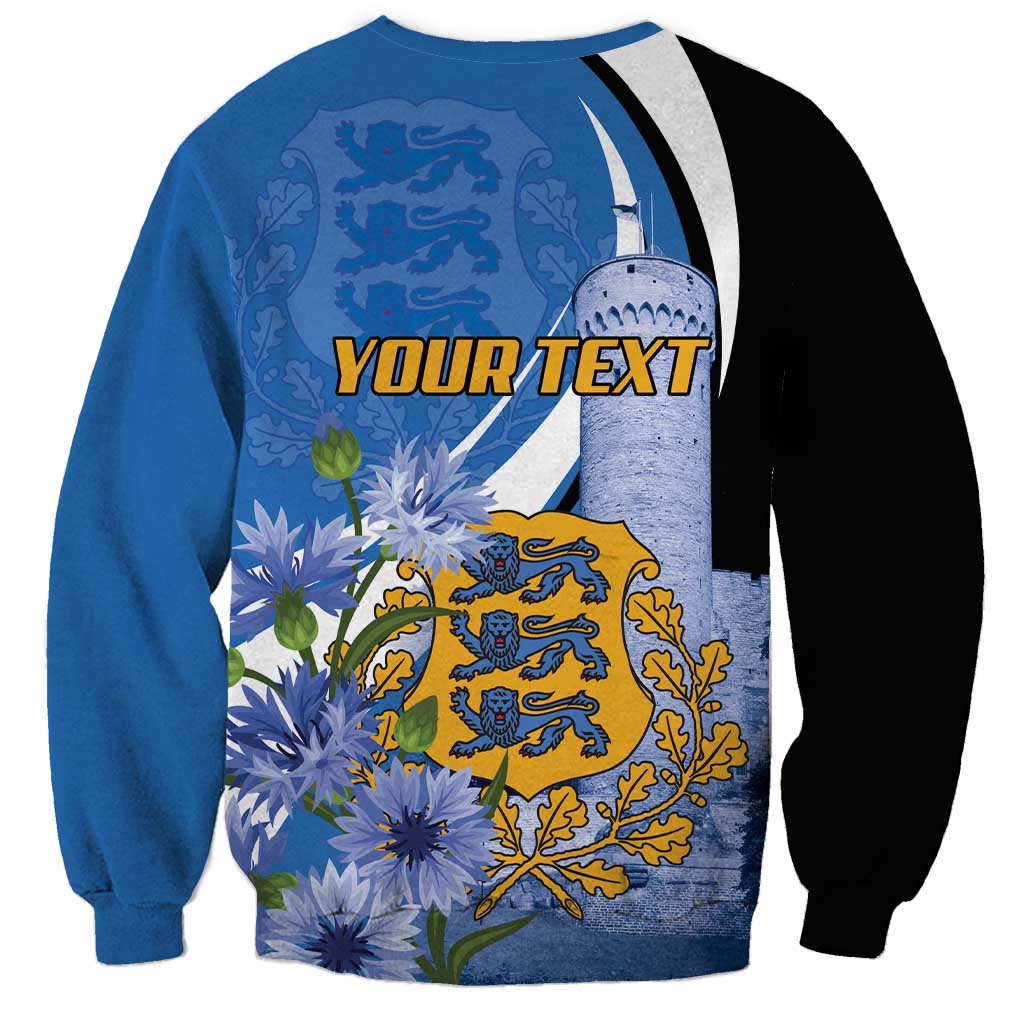 Estonia Independence Day Personalized Sweatshirt Pikk Hermann Tower Estonian Pride