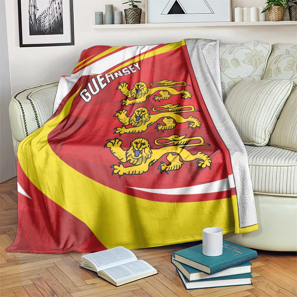 Guernsey Coat Of Arms Blanket Sporty Style