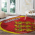 Guernsey Coat Of Arms Round Carpet Sporty Style