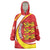 Guernsey Coat Of Arms Wearable Blanket Hoodie Sporty Style