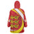 Guernsey Coat Of Arms Wearable Blanket Hoodie Sporty Style