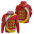 Guernsey Coat Of Arms Zip Hoodie Sporty Style